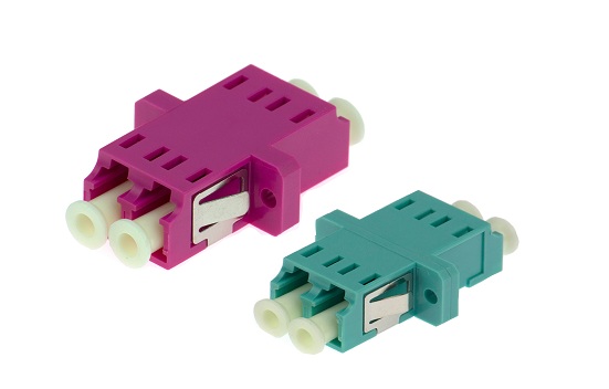 Duplex LC UPC Multi Mode Fiber Optic Adapter In Fiber Telecom