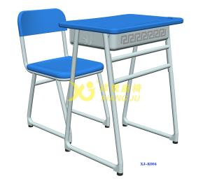 Buy cheap HDPE Not Ajustable Single Student Desk And Chair Set Color Customed product