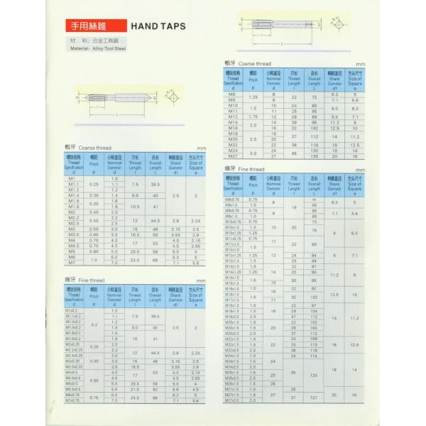 KM High Quality spiral flute machine taps