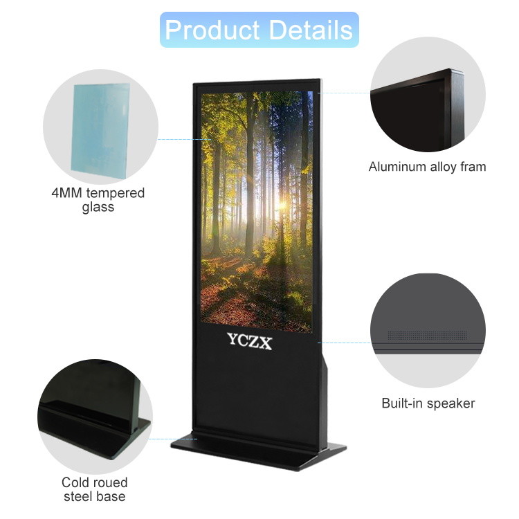 Customized Indoor Advertising LED Display With 42 Inch FHD Multi Touch Screen