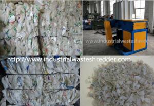 Buy cheap Large Capacity Plastic Bottle Crusher Machine , Double Shaft Scrap Glass Bottle Shredder product