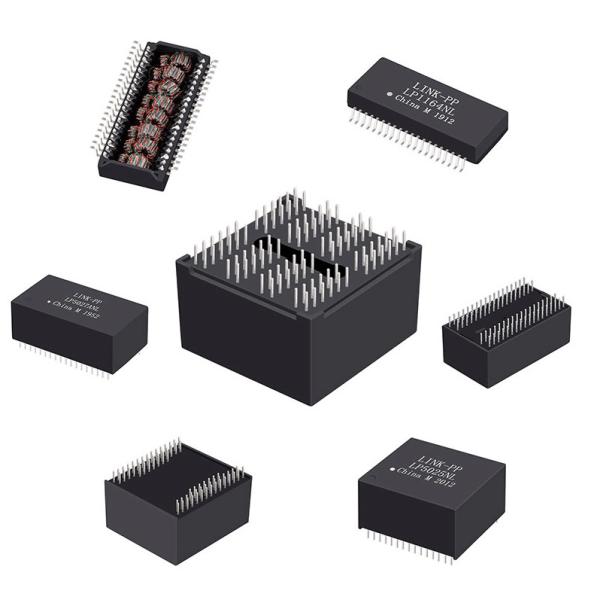 Quality HX1224CNL Compatible LINK-PP 4KV Ethernet Transformer Single Port 24 PIN 100 Base-T for sale