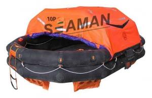 Buy cheap 10 Person Inflatable Life Raft Rubber Solas A Pack For Marine Life Saving product