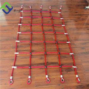 Polyester Playground Rope Climbing Net UV Stabilized Outdoor Anti Mildew