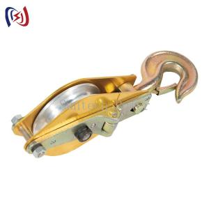 Buy cheap 10kn Nylon Sheave Rope Pulley Blocks Transmission Line Stringing Tools product