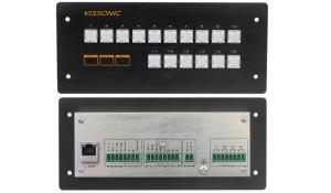 Buy cheap 16 Buttons Programmable Central Controller Ethernet Control Flush Mount Unit product