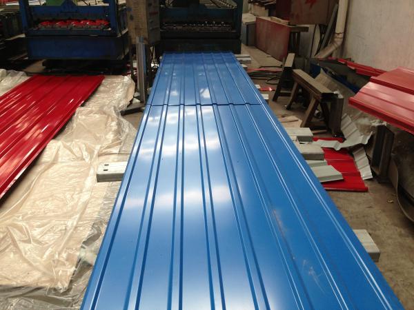 Quality Pre Painted Corrugated Gi Sheet , Corrugated Steel Roofing Sheets for sale