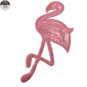 Buy cheap Crane Bird Custom Made Embroidered Patches Thermal Transfer With Adhesive product