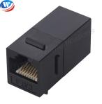 Straight Through 8P8C RJ45 Keystone Jack Cat6 UTP Inline Coupler Connector