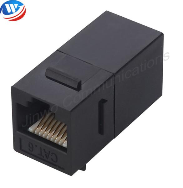 Straight Through 8P8C RJ45 Keystone Jack Cat6 UTP Inline Coupler Connector