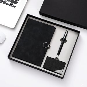 Full Color Hardcover Notebook Printing , A5 Luxury Pen And Notebook Set