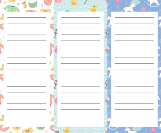Quality Self Stick Magnetic Fridge Notepads Refrigerator Grocery List Magnet 9*3.5inch for sale