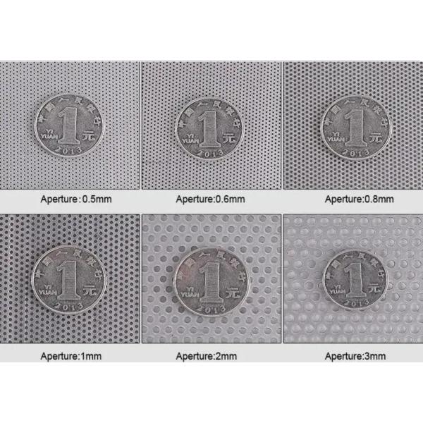 Decorative Hexagonal Hole Perforated Metal Mesh Rolled Edge
