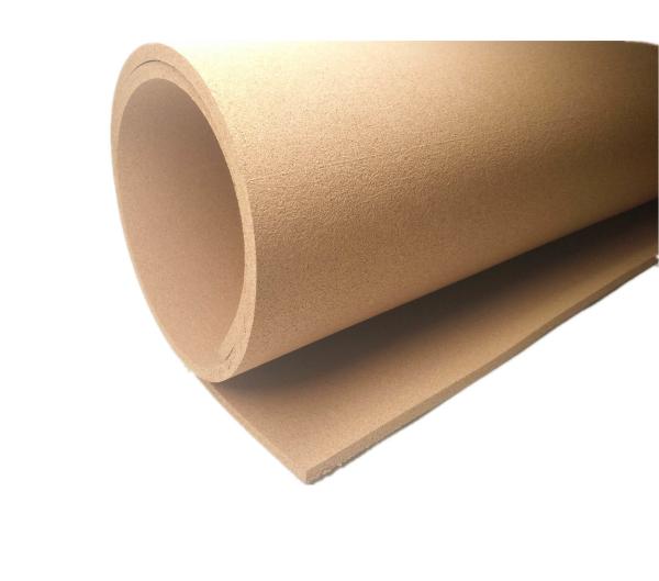 Quality 50'X48''X1/4'' Cork Sheet Rolls Natural Cork Roll Wall Covering Tearproof Antiwear for sale