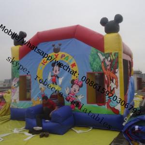 Buy cheap castle inflatable inflatable castle mickey mouse inflable castle product