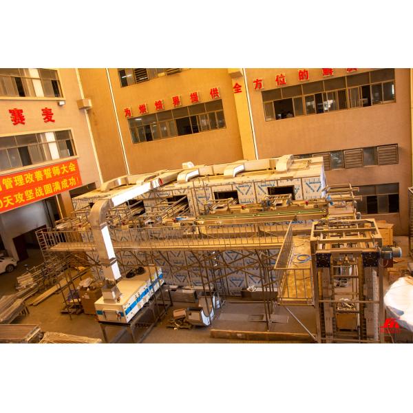 Flip Over Depanner Tunnel Oven Automatic Toast Making Machine