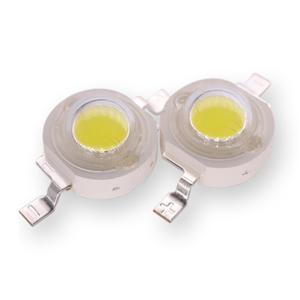 High Power LED Clear Lens 1W 3W White Emitting Color 6000K 7000K LED Chip For Indoor Lighting