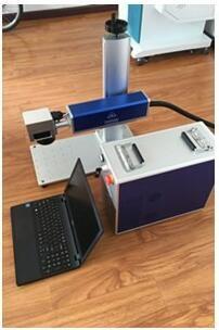 Quality 20W 30W Nameplate Fiber Laser Marking Machine With EZCAD Control System for sale