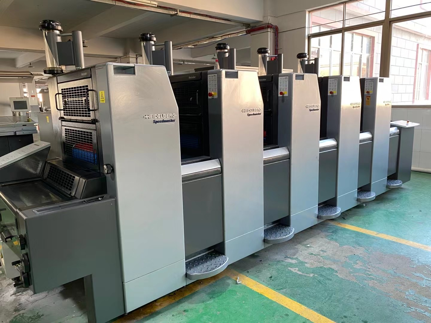 100000 KG XL75-4 /CD74-4 Heidelberg Offset Printing Machine 4 Colour Offset Press For Multicolor Printing