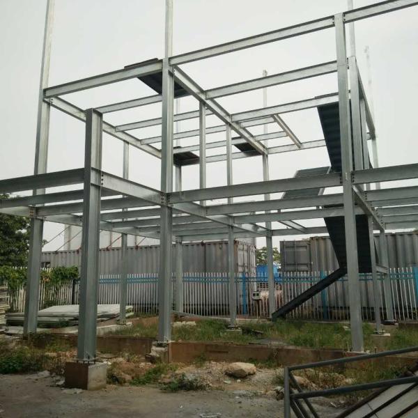 Quality Small Project Light Steel Frame Construction Building On The River Highly Durable for sale