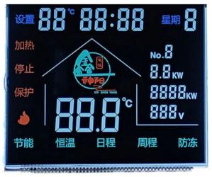 Buy cheap Custom 50 Pins VA LCD Display Household Appliances Segment LCD Display product