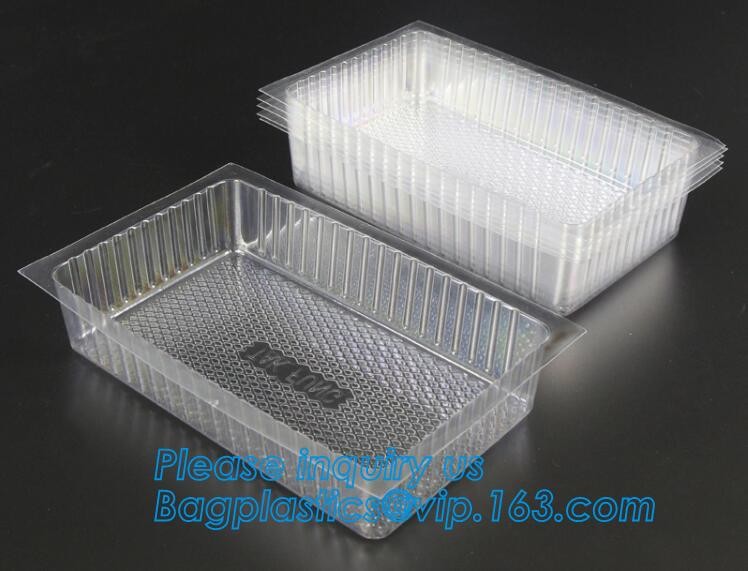 Blister large clear plastic fruit container with lid for fruit packaging,blister fruit box /container/ fruit Tray/ Clear