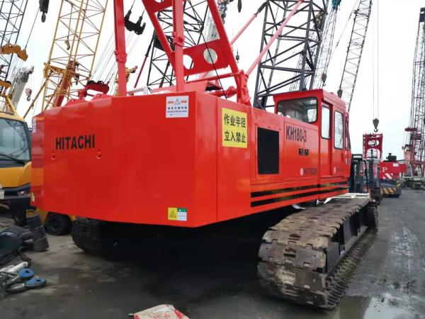 Quality 50T Hitachi Used Mobile Crane , KH180 Used Crawler Crane for sale