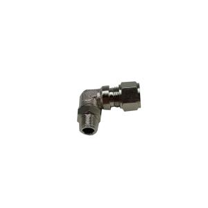 Buy cheap TKT-PL8-01 Port Size 1/8 Pneumatic Line Fittings Right Angle External Threaded Joint product