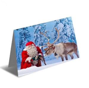 China Custom Lenticular 3D Greeting Cards For Christmas Celebration on sale
