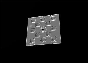 High Power Multi LED Lens Transparent 90 Degree Beam Angle For Tunnel Lights