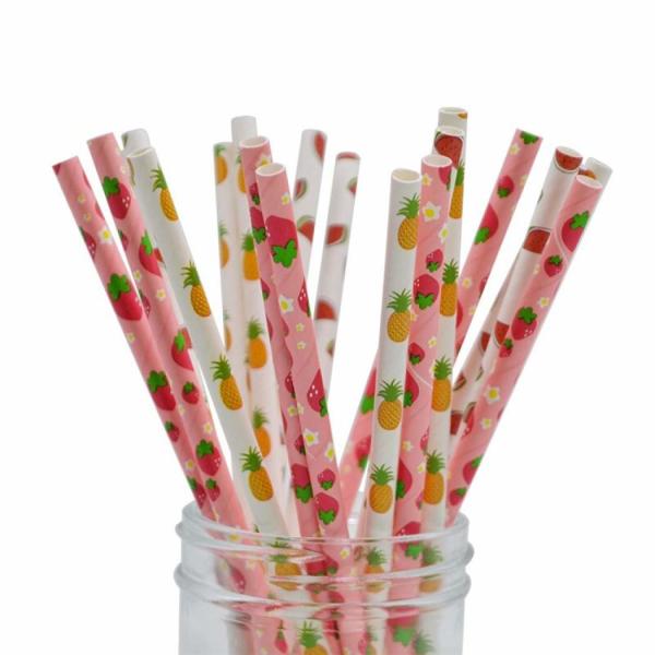 Quality Smooth Cutting Biodegradable Paper Drinking Straws  Coloured Paper Straws for sale