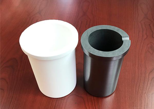 Quality IRIS White Black Induction Furnace Crucible 60mm 4kg Graphite Crucible for sale