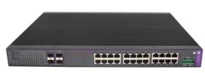 FR-9M4424 Industrial Layer 3 Core Switch  L3 10G Managed Series  4 x 10G SFP+ + 24 x 10/100/1000Base-TX with PoE  af/at