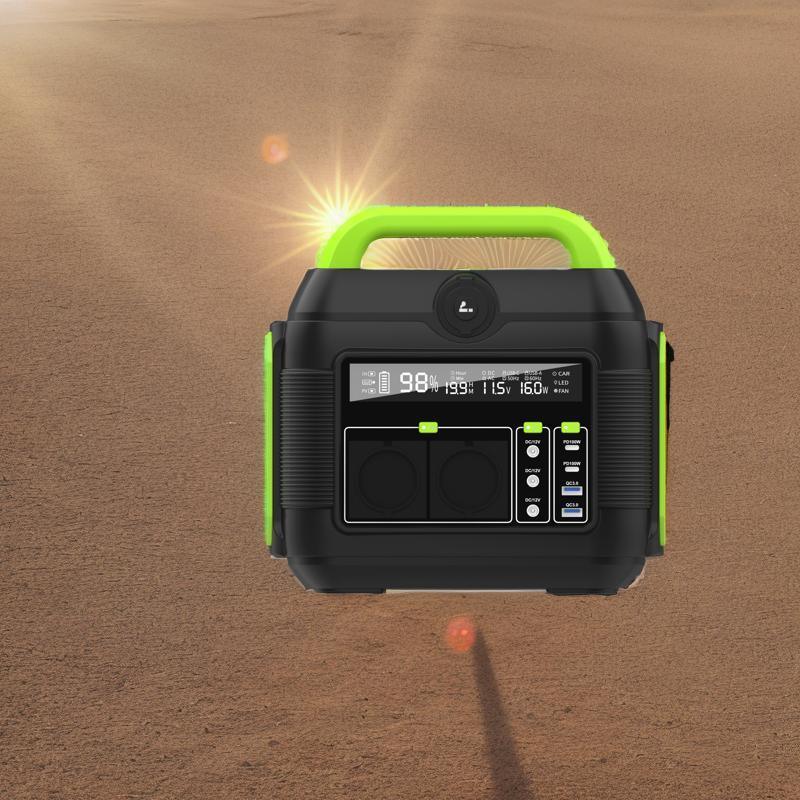 600W AC Output Portable Power Supply Emergency Energy Storage Multi-Functional Power Station