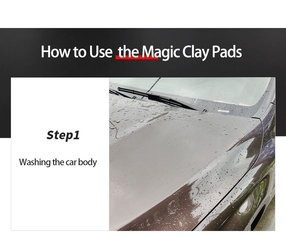 Black Customized Size Clay Bar Block Carbon Collective Clay Block