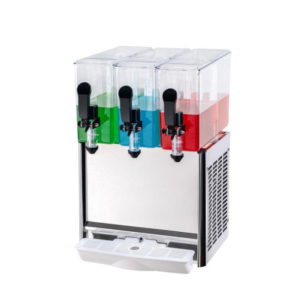 Quality 3 Tank 10*3L Automatic Juice Dispenser With Spraying System for sale