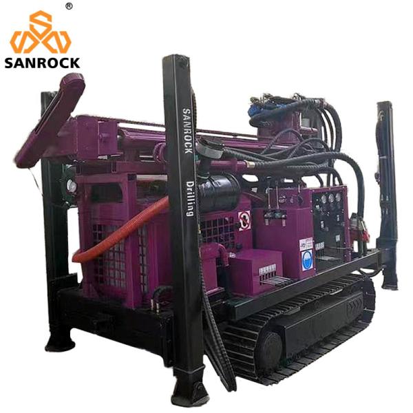 Crawler Water Well Drilling Rig Hydraulic Borehole Drilling Machine Water Well Drill Rig