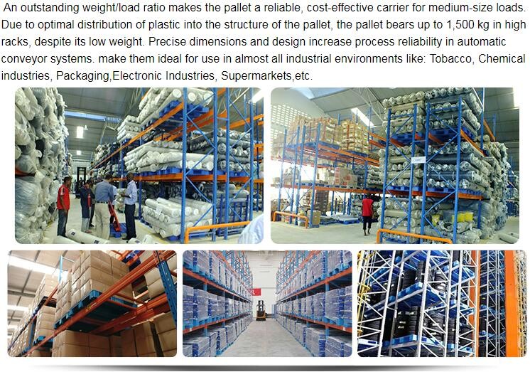 Heavy duty stackable attached lid turnover box, Stackable and nestable plastic shipping tote box for storage or moving