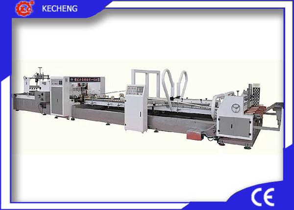 Quality Economic Lead Belt Feeding Corrugated Stitching Machine With Folding Gluing for sale