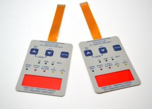 LED Embossed Tactile FPC Membrane Switch Keypad Moisture Proof 0.3mm Thick
