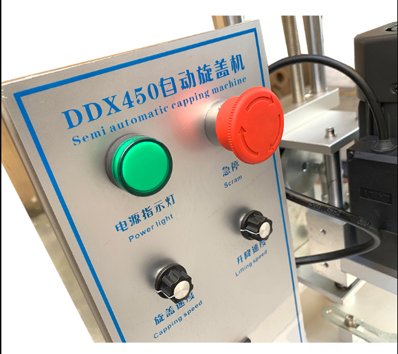 DDX-450 semi automatic bottle capping machine For Glass Bottle Plastic Bottle
