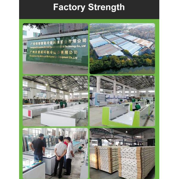 Low Noise Energy Saving Commercial Supermaket Meat Refrigerators Freezers