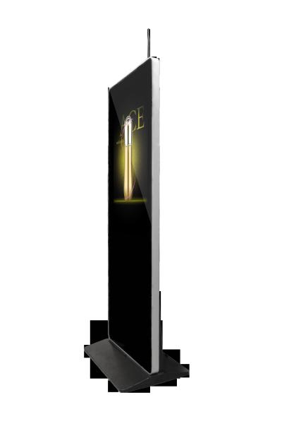 Quality Free Standing Slim LCD Advertising Display Digital Signage Player Rectangle Shape for sale