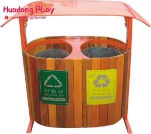 China Classification Outdoor Trash Can for Park , outside commercial recycle trash cans with lids on sale