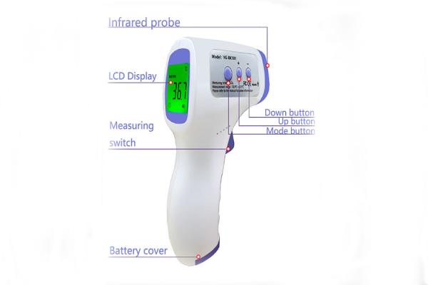 Quality Handheld Non Contact Digital Thermometer , Digital Infrared Thermometer for sale