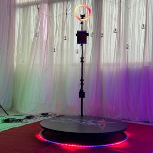 Kids spinning 360 Selfie Photo Booth Slow Shooting For Birthday Party