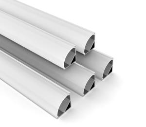 Buy cheap LED Corner Aluminium Profile Led aluminum profile for led strip lighting 45D 90D product