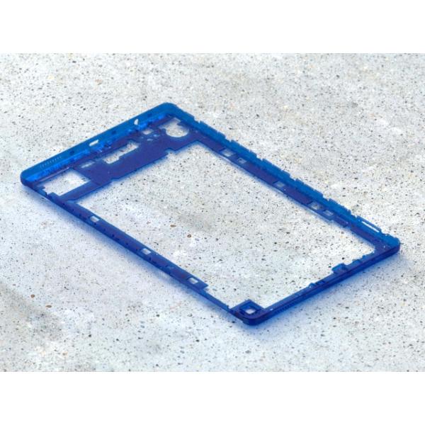 OEM / ODM : Hot Runner Injection Molding & Transparent Tablet Battery Cover (1*1) No.23605