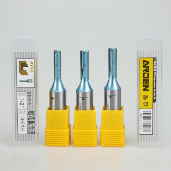 Particleboard Trimming Cutter Carbide TCT Double Edge Milling Cutter Straight Knife