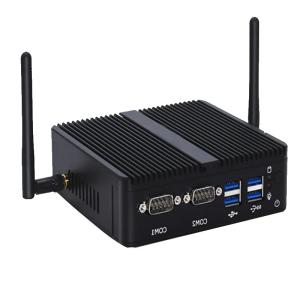 China Fanless Industrial Desktop Mini Computers PC J4125 N5105 8GB RAM on sale